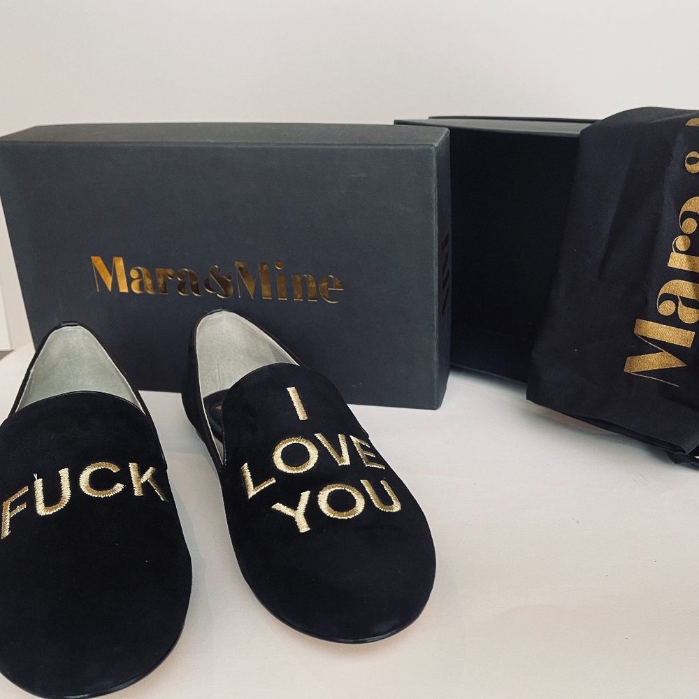 Original Mara & Mine "Fuck I Love You" Slipper